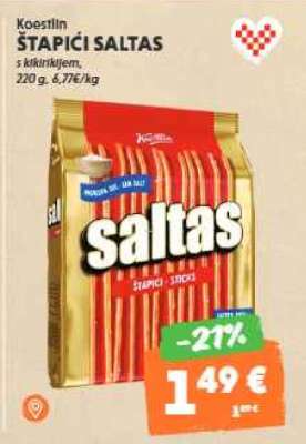 KOESTLIN ŠTAPIĆI SALTAS