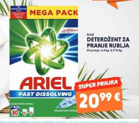 ARIEL Deterdžent za pranje rublja