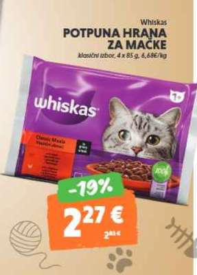 Whiskas POTPUNA HRANA ZA MAČKE