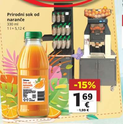 Prirodni sok od naranče