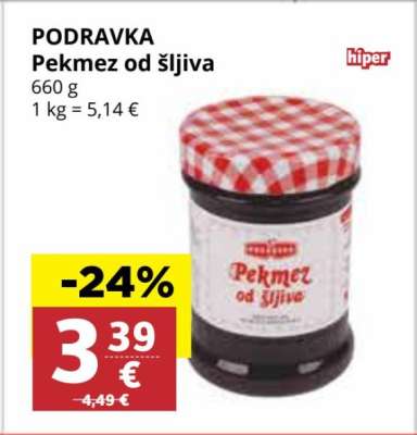 PODRAVKA Pekmez od šljiva