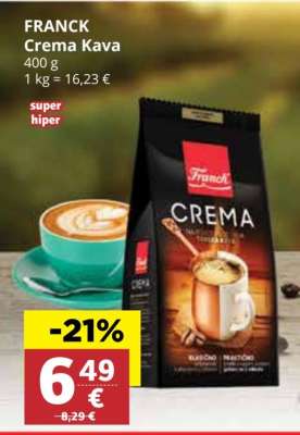 FRANCK CREMA KAVA