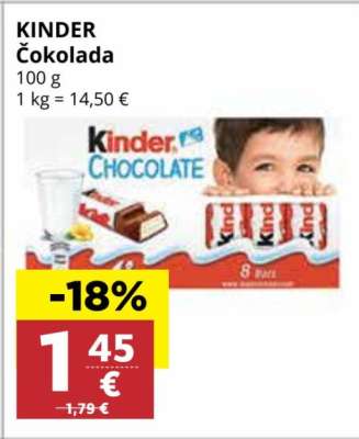 KINDER Čokolada