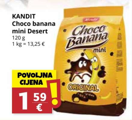 KANDIT Choco banana mini Desert