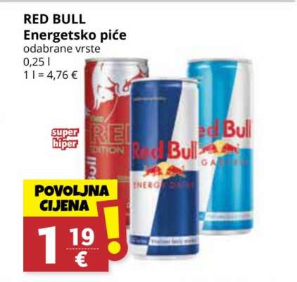 RED BULL ENERGETSKO PIĆE