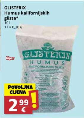 GLISTERIX Humus kalifornijskih glista