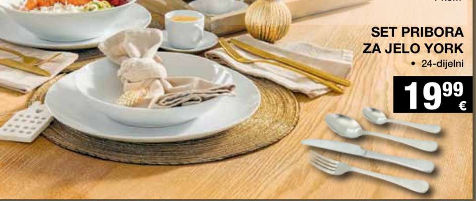 Set pribora za jelo York