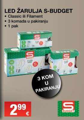Led žarulja S-BUDGET