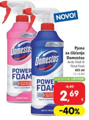 Pjena za čišćenje Domestos