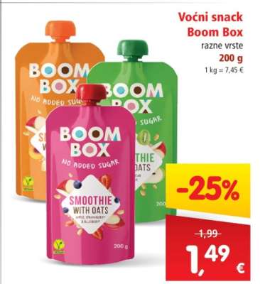 Voćni Snack Boom Box