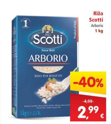 Riža Scotti Arborio 1 kg