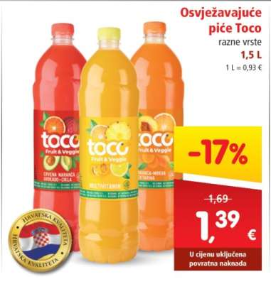 Osvježavajuće piće Toco