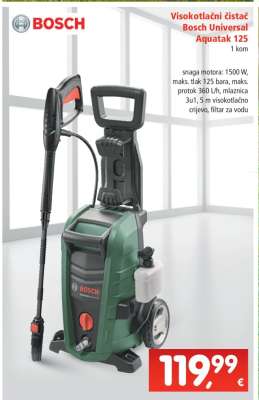 Visokotlačni čistač Bosch Universal Aquatak 125