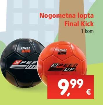 Nogometna lopta final kick