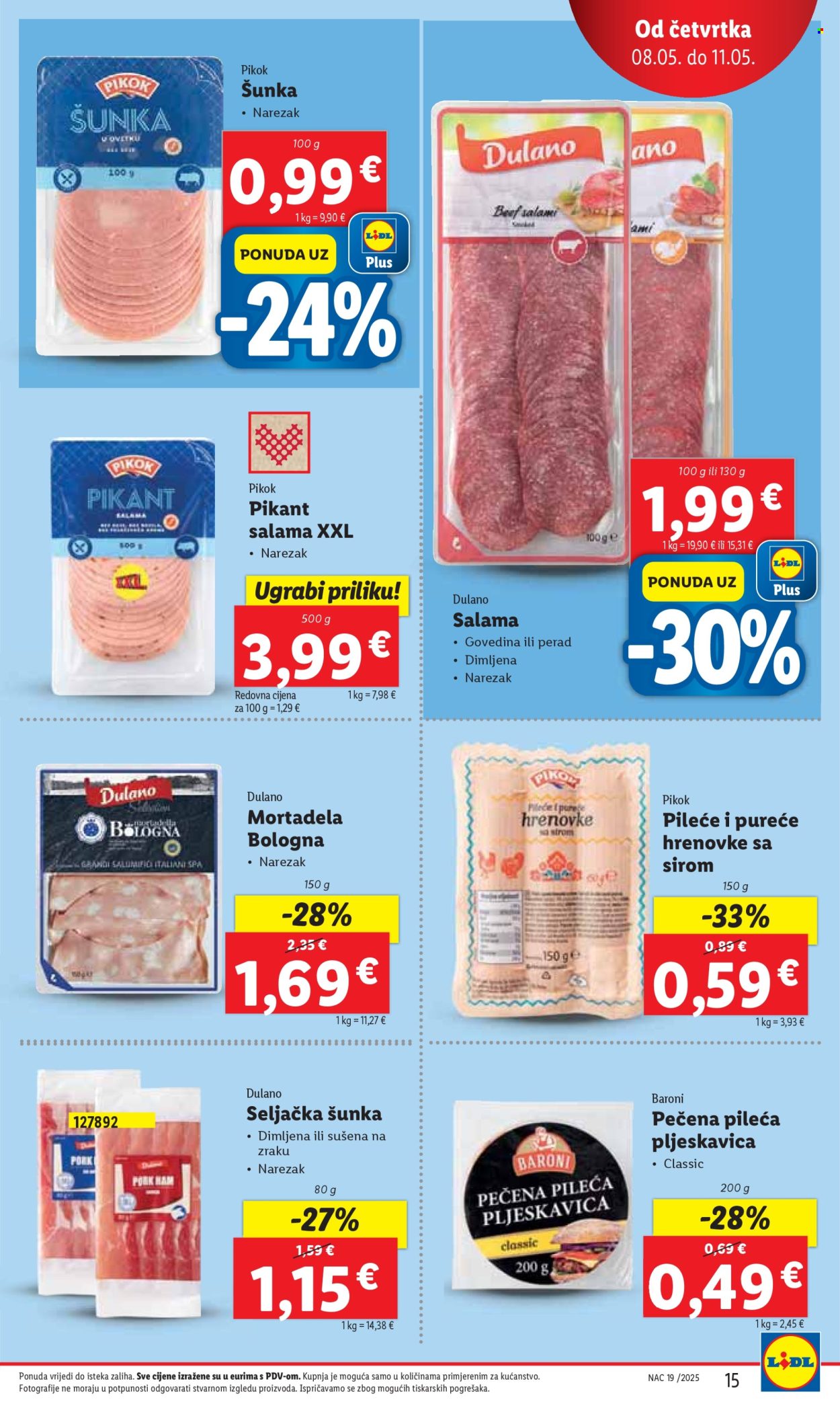 Lidl katalog - 08.05.2025. - 11.05.2025. Stranica 1