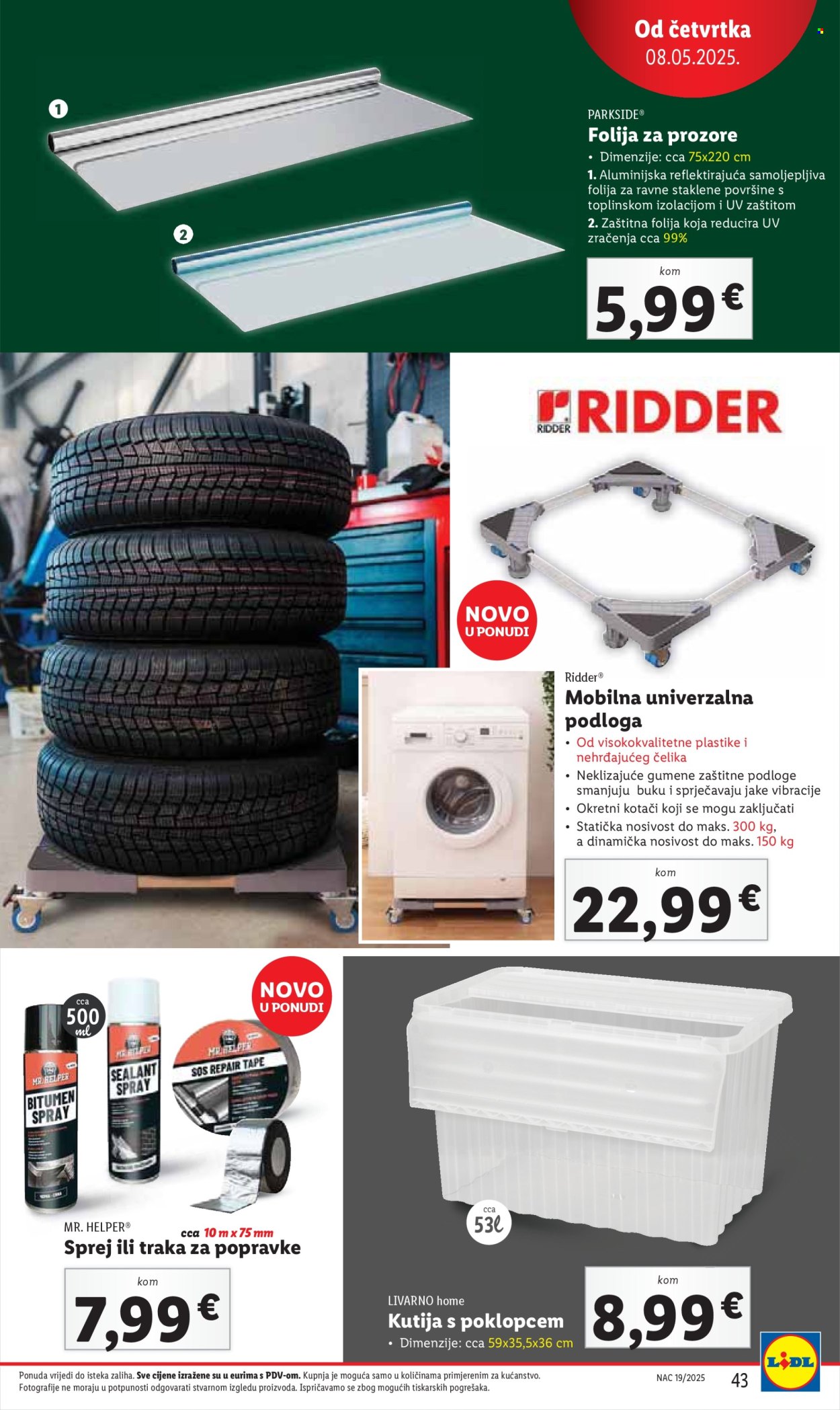 Lidl katalog - 08.05.2025. - 11.05.2025. Stranica 1