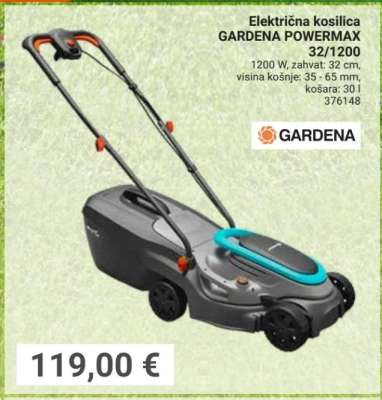 Električna kosilica GARDENA POWERMAX 32/1200