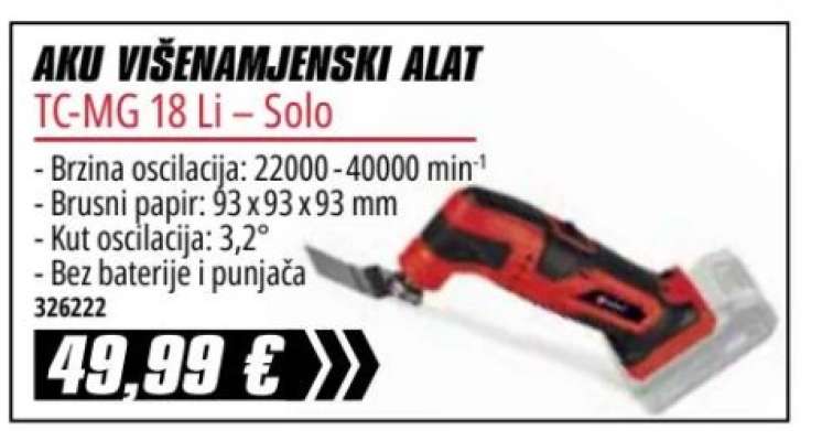 AKU VIŠENAMJENSKI ALAT TC-MG 18 Li – Solo