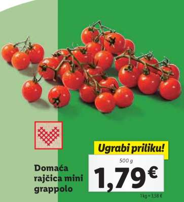 Domaća rajčica mini grappolo