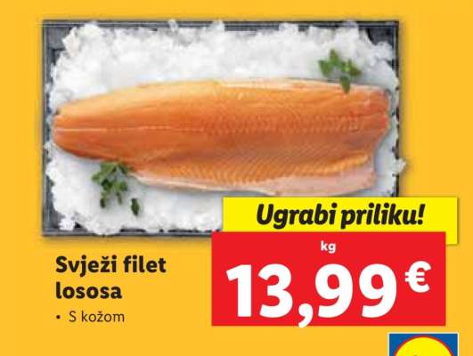 Svježi filet lososa
