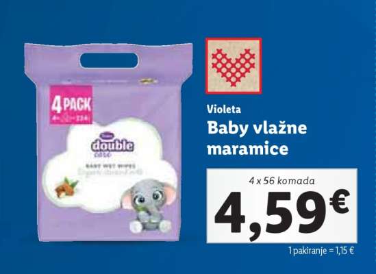 VIOLETA BABY VLAŽNE MARAMICE