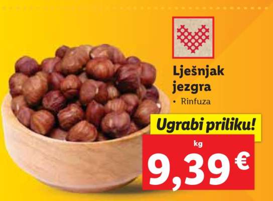 LJEŠNJAK JEZGRA