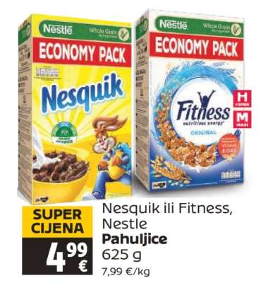 Nesquik ili Fitness, Nestle Pahuljice