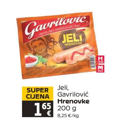 Jeli, Gavrilović Hrenovke