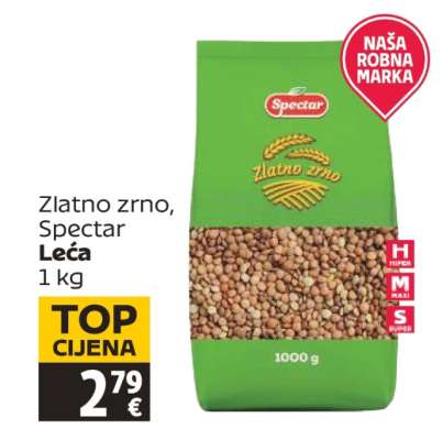 Zlatno zrno, Spectar Leća