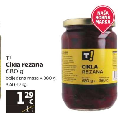 T! Cikla rezana