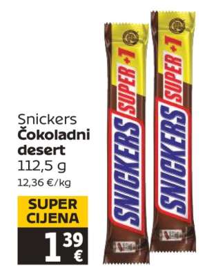 Snickers Čokoladni desert
