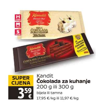 KANDIT Čokolada za kuhanje