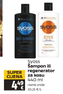 Syoss Šampon ili regenerator za kosu