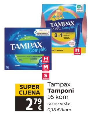 Tampax Tamponi 16 kom