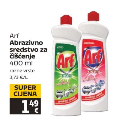 Arf Abrazivno sredstvo za čišćenje