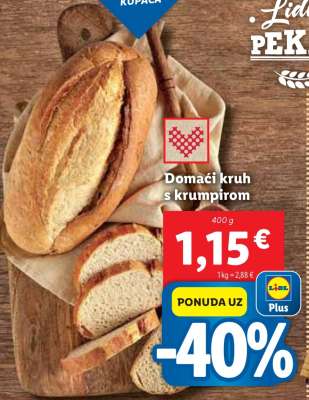 Domaći kruh s krumpirom