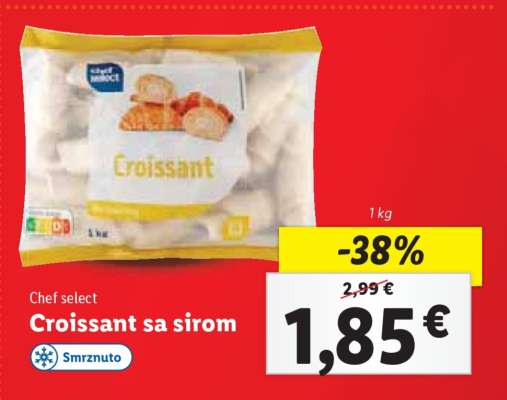 Croissant sa sirom