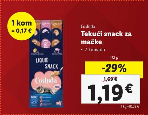 Tekući snack za mačke