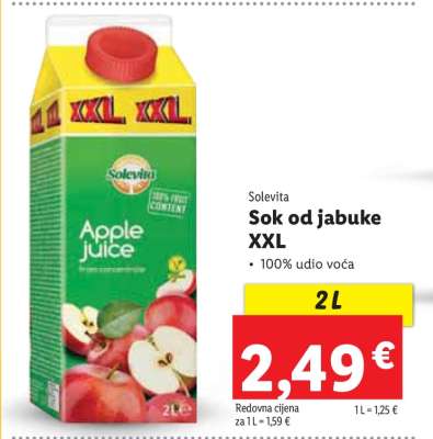 Sok od jabuke XXL