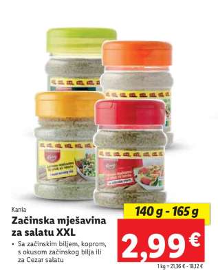 Začinska mješavina za salatu XXL