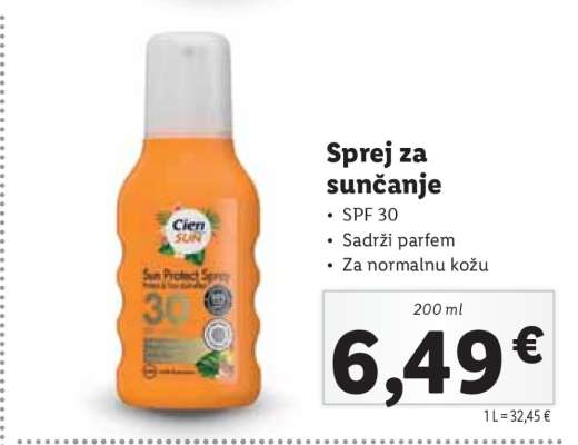 Sprej za sunčanje