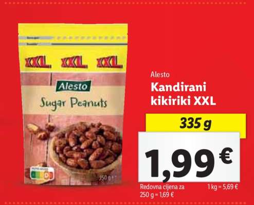 Kandirani kikiriki XXL