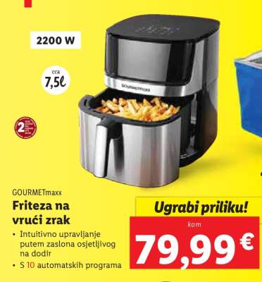 GOURMETmaxx Friteza na vrući zrak