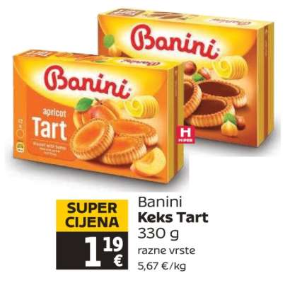 Banini Keks tart