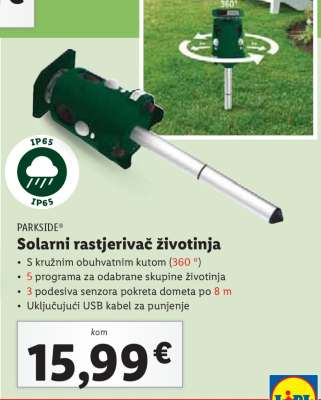 SolarnI rastjerivač životinja
