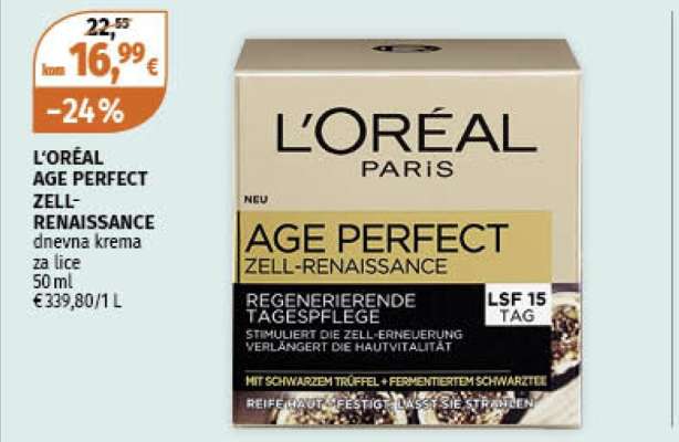 L'ORÉAL AGE PERFECT ZELL-RENAISSANCE
