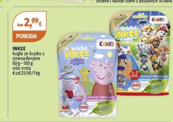 INKEE kugla za kupku s iznenađenjem