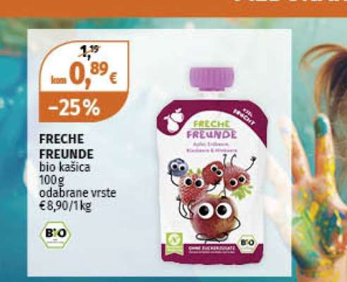 FRECHE FREUNDE bio kašica