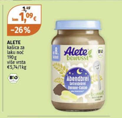 ALETE kašica za laku noć