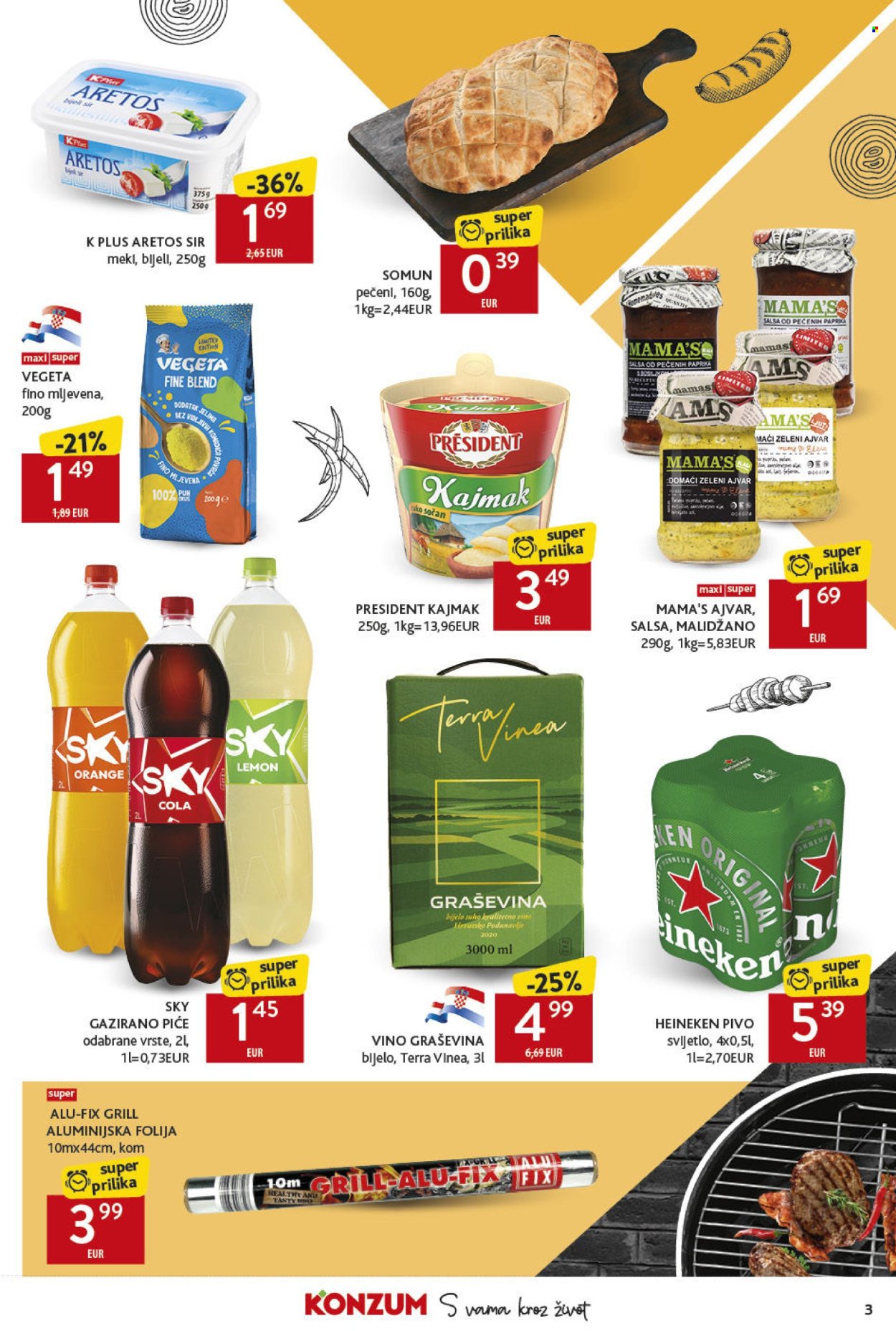 Leták Konzum - 14.5.2025 - 20.5.2025. Strana 3